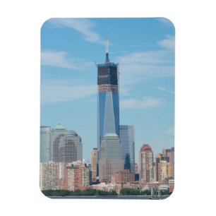 New York, New York. Manhattan City Skyline Magnet