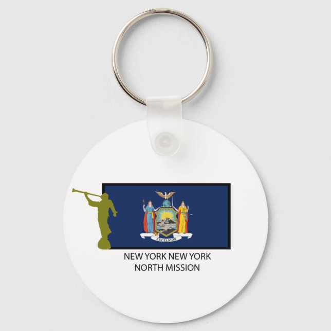 NEW YORK NEW YORK  NORTH MISSION LDS CTR KEYCHAIN (Front)