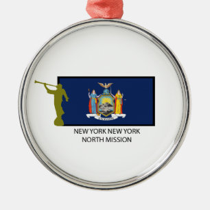 NEW YORK NEW YORK  NORTH MISSION LDS CTR METAL ORNAMENT