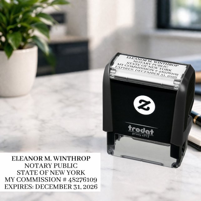 New York Notary Public Self-inking Stamp (Creator Uploaded)