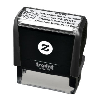New York Notary Public Self Inking Stamp