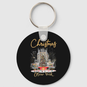 New York Ny Christmas Girl Trip Matching  Keychain