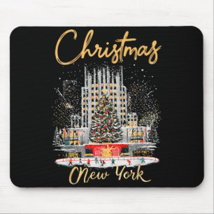 New York Ny Christmas Girl Trip Matching  Mouse Pad