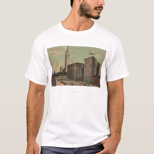New York, NY - Hotel Arlington Near T-Shirt (Front)