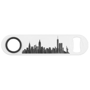 NEW YORK, NY SKYLINE PAINTBRUSH - SPEED BOTTLE OPENER