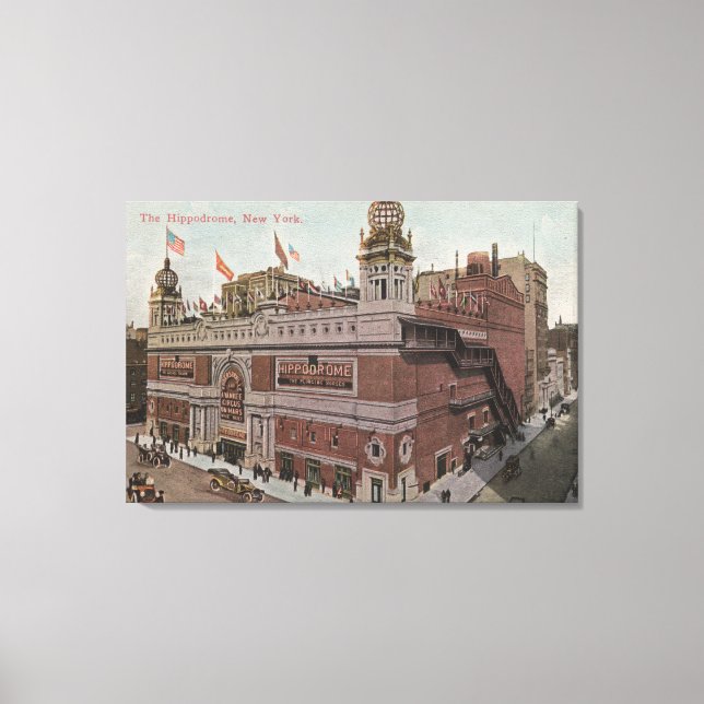 New York, NY - The Hippodrome Canvas Print (Front)