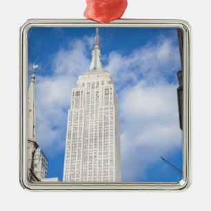 New York, NY, USA - A view of downtown New Metal Ornament