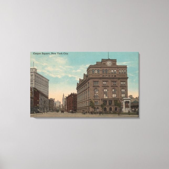 New York, NYCooper Square ViewNew York, NY Canvas Print (Front)