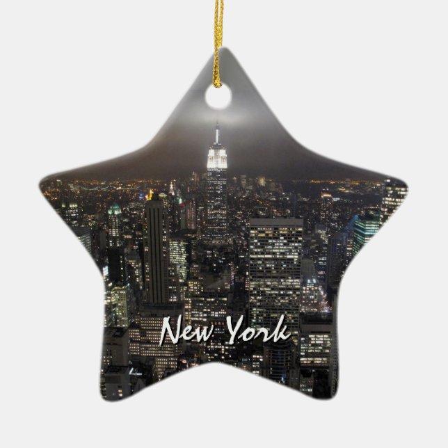 New York Ornament Personalized Souvenir Decoration (Front)