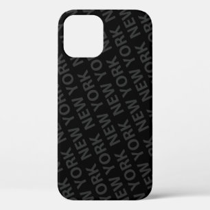 New York Pattern Dark Grey Case-Mate iPhone Case