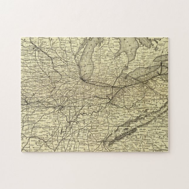 New York, Pennsylvania and Ohio Railroad Jigsaw Puzzle (Horizontal)