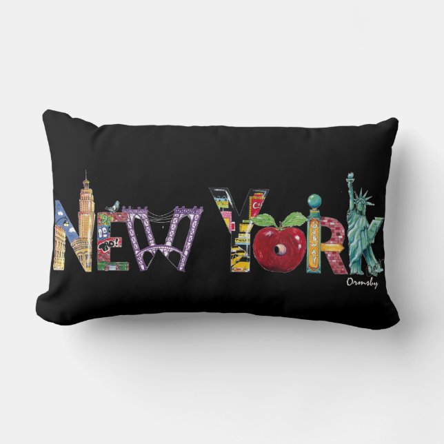 New York- pillow (Front)