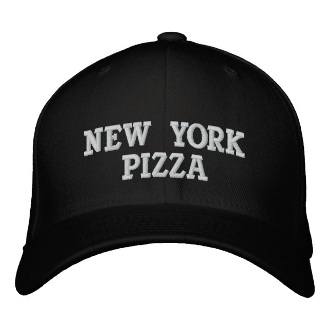 NEW YORK PIZZA EMBROIDERED HAT (Front)