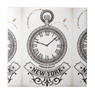 New York Pocket Watch Tile