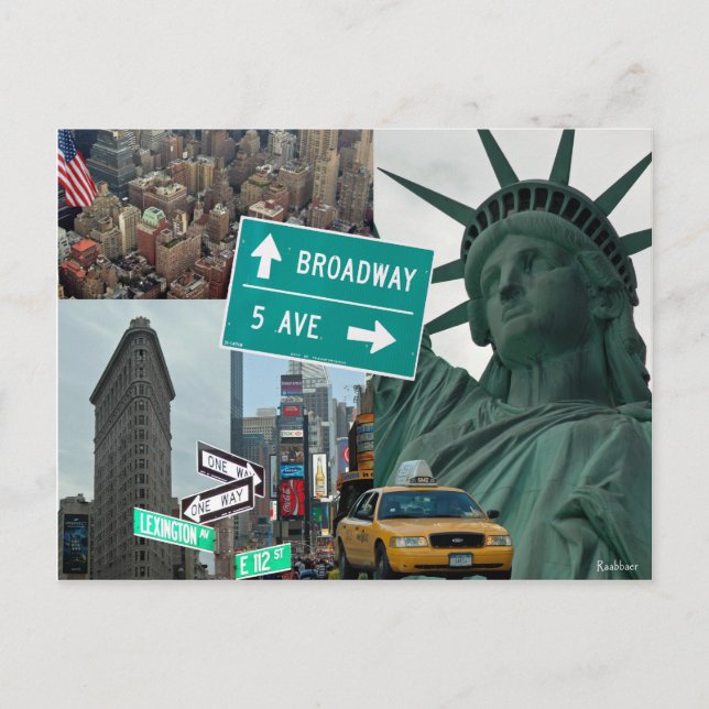 NEW YORK POSTCARD (Front)