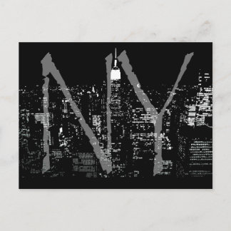 New York Postcard Cityscape New York Souvenir Card