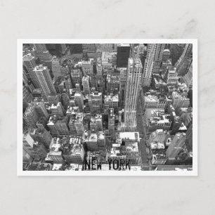 New York Postcard Cityscape New York Souvenir Card