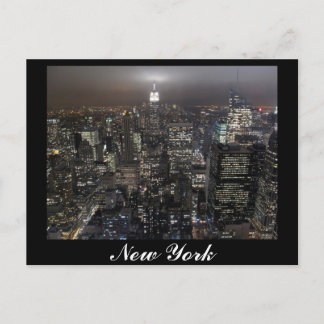 New York Postcard Cityscape New York Souvenir Card