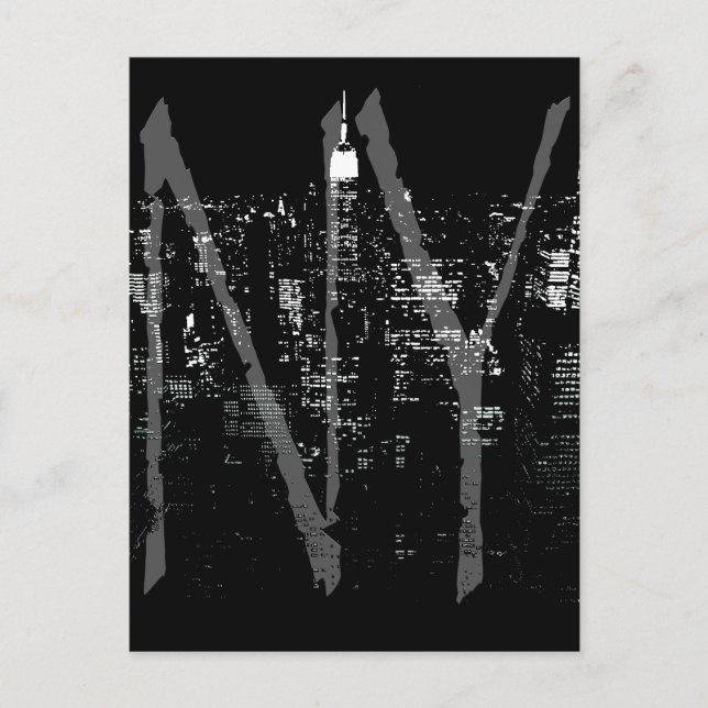 New York Postcard Cityscape New York Souvenir Card (Front)