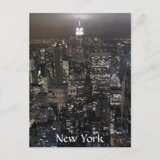 New York Postcard Cityscape New York Souvenir Card