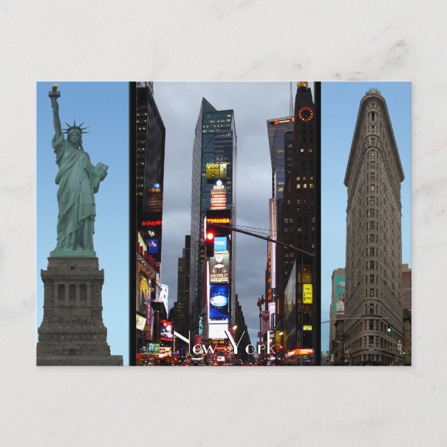 New York Postcard New York Landmark Souvenir Cards (Front)