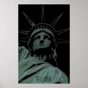 New York Poster Statue of Liberty New York Imprime