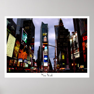 New York Poster Times Square Night NYC Souven