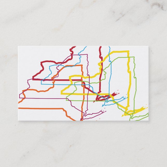 new york pride blur business card (Front)
