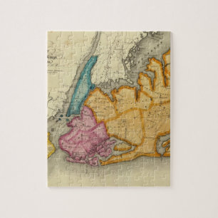 New York, Queens, Kings, Richmond counties Jigsaw Puzzle