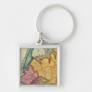 New York, Queens, Kings, Richmond counties Keychain