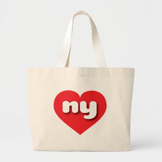 New York red heart - I love ny Large Tote Bag (Front)