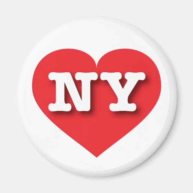 New York Red Heart - I love NY Magnet (Front)
