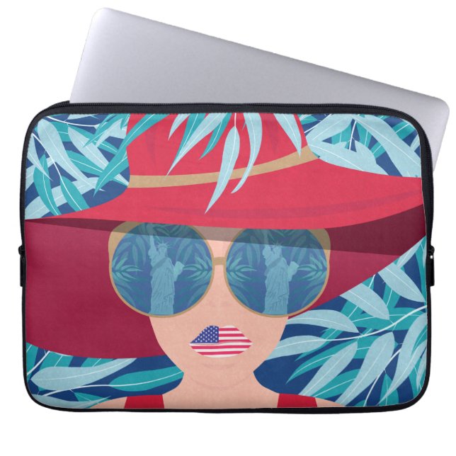 New York Reflection Laptop Sleeve (Front)