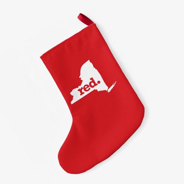 New York Republican Small Christmas Stocking (Back (Hanging))