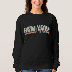 New York Retro 80s Chrome City Sweatshirt