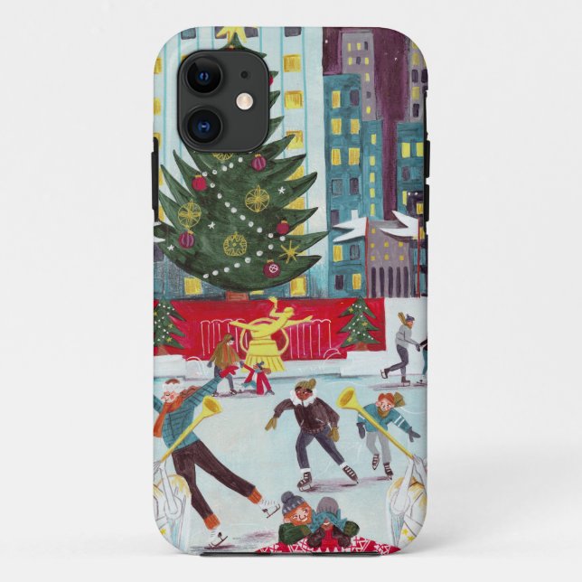 New York Rockefeller centre Christmas skating   Case-Mate iPhone Case (Back)