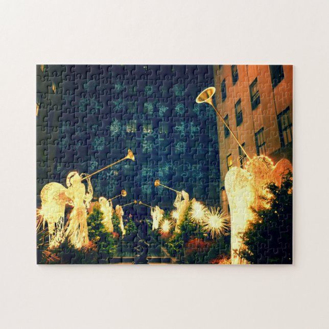 New York Rockefeller Centre Puzzle - Angels (Horizontal)