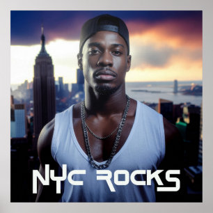 NEW YORK ROCKS - NYC POSTER
