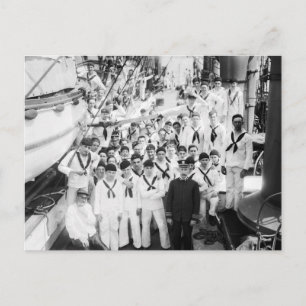 New York Sailor Boys: 1913 Postcard