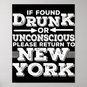 New York Sayings Funny Ny  Poster