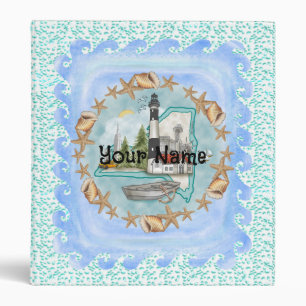 New York Shells Lighthouse Binder