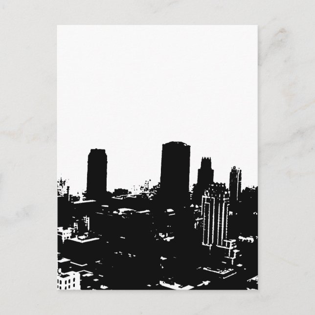 New York Silhouette Postcard (Front)