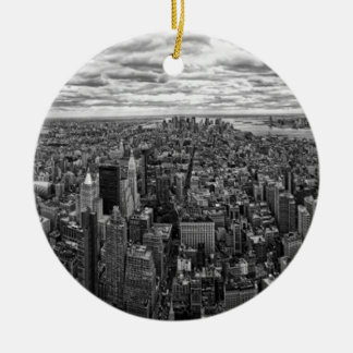 New York Skyline Ceramic Ornament