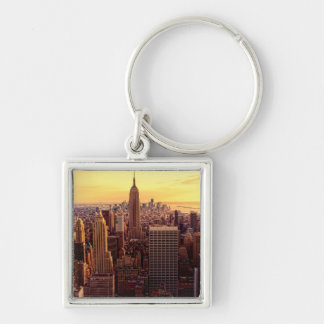 New York skyline city with Empire State Keychain
