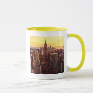New York skyline city with Empire State Mug