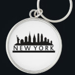 New York Skyline Keychain<br><div class="desc">New York Skyline</div>