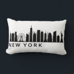 New York Skyline Lumbar Pillow<br><div class="desc">New York Skyline</div>