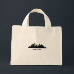 New York Skyline Mini Tote Bag<br><div class="desc">New York Skyline</div>