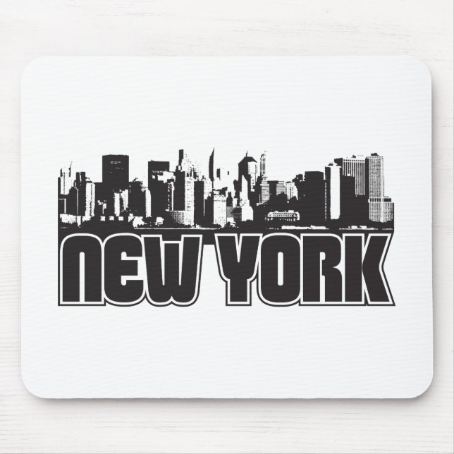 New York Skyline Mouse Pad (Front)