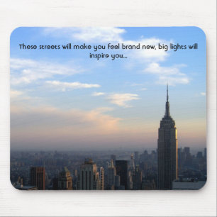 New York Skyline Mouse Pad